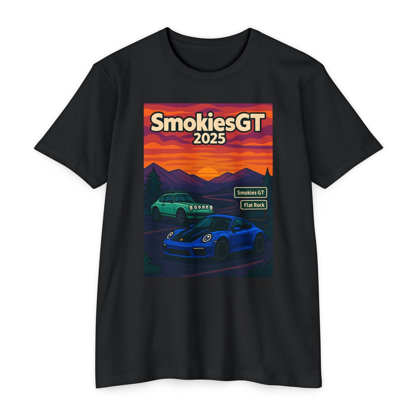 SmokiesGT 2025 Unisex CVC Jersey T-shirt - Car Enthusiast Apparel