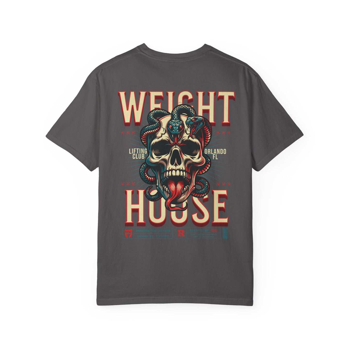 Weight House Lifting Club Tee – Tattoo Edition (Oversized Pump Cover)