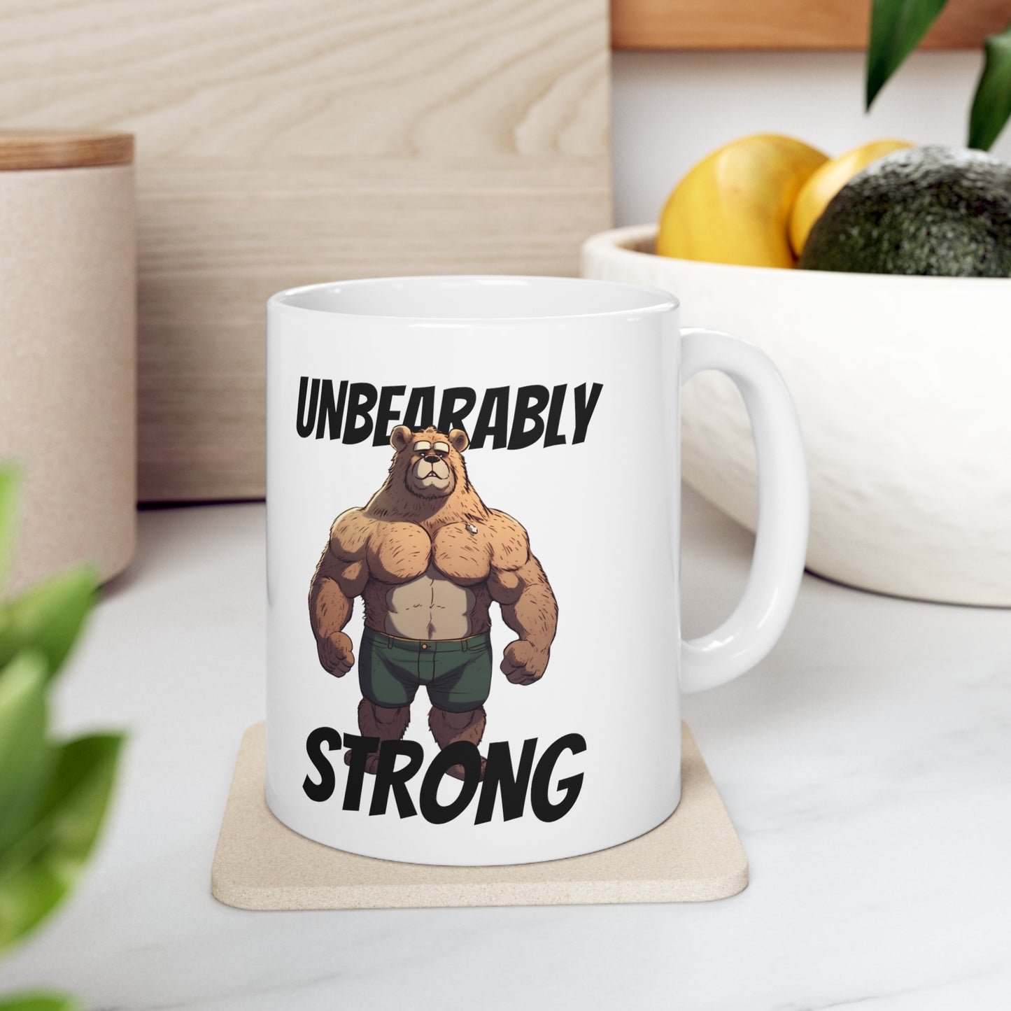 Unbearably Strong Bear Mug