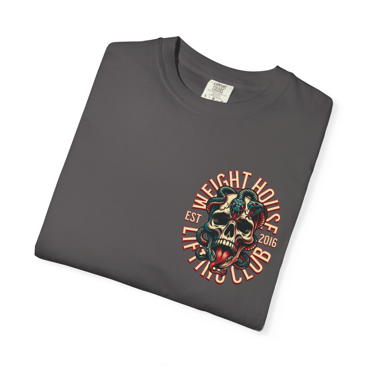 Weight House Lifting Club Tee – Tattoo Edition (Oversized Pump Cover)