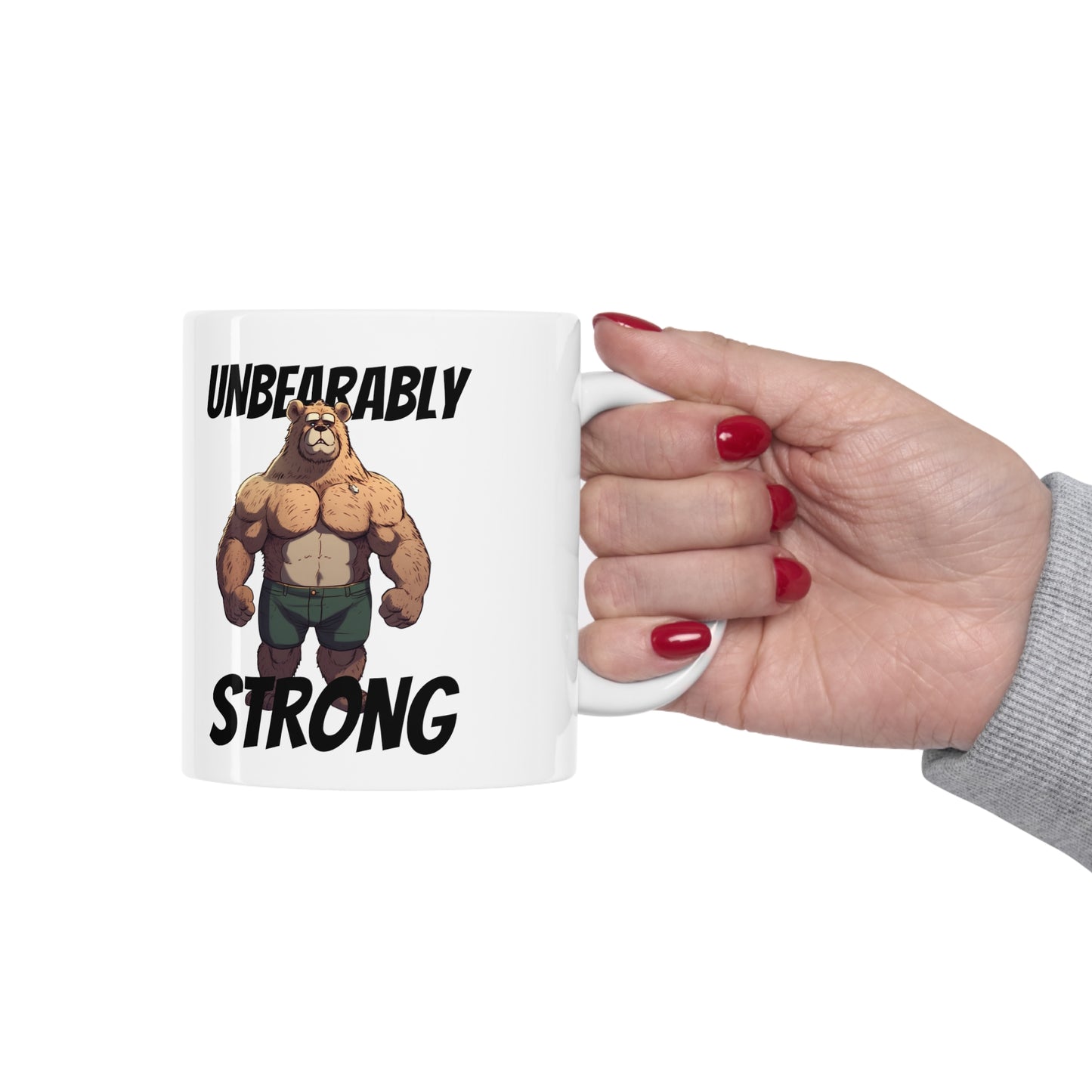 Unbearably Strong Bear Mug