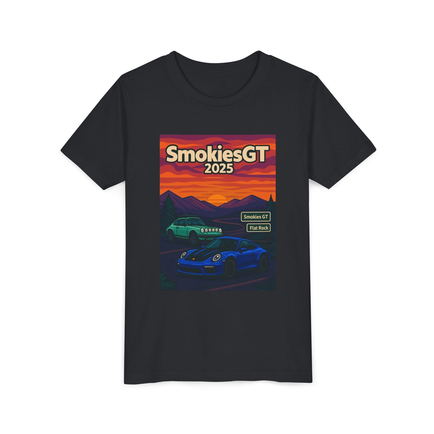 Youth Motorsports Tee - SmokiesGT 2025 Graphic Shirt