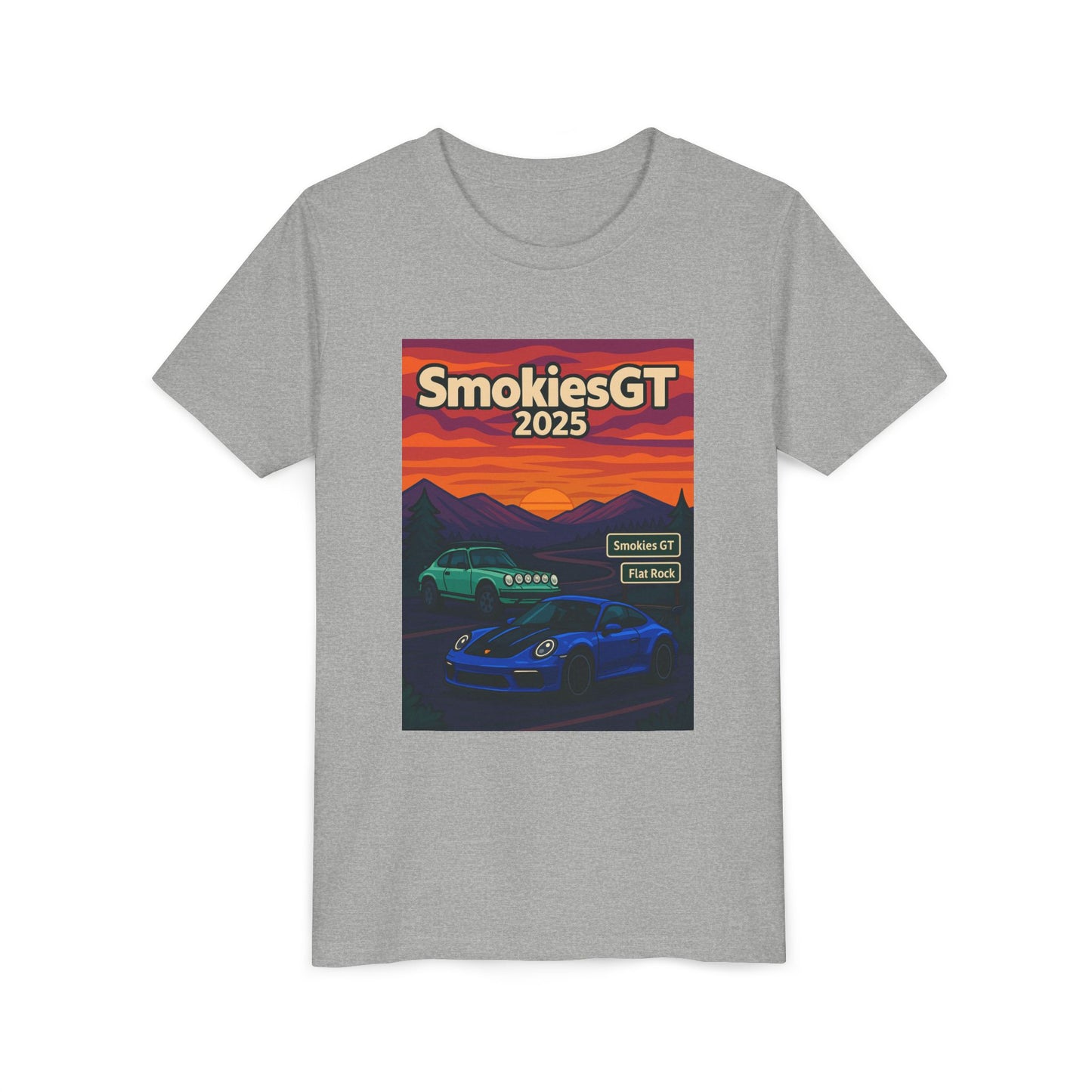 Youth Motorsports Tee - SmokiesGT 2025 Graphic Shirt