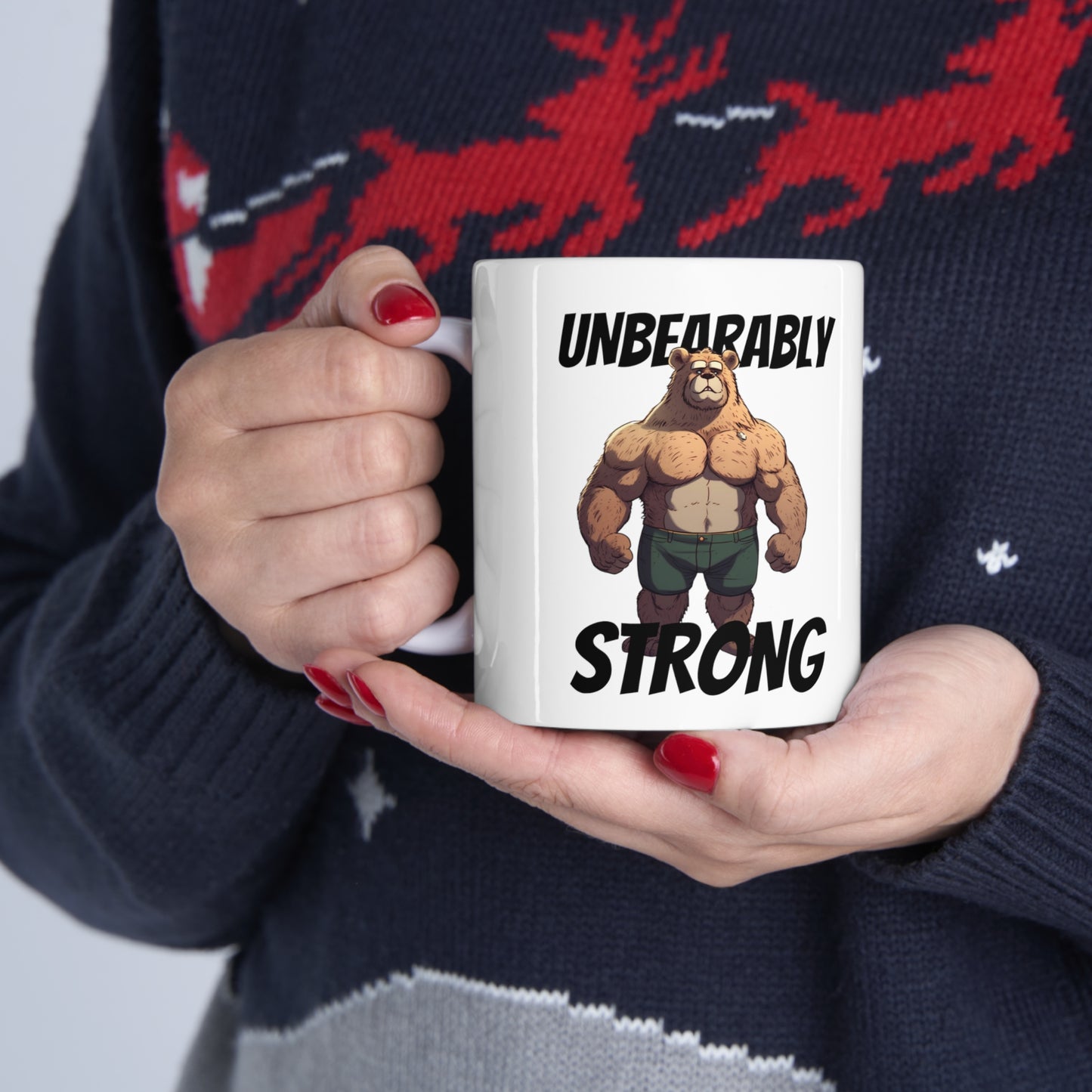 Unbearably Strong Bear Mug