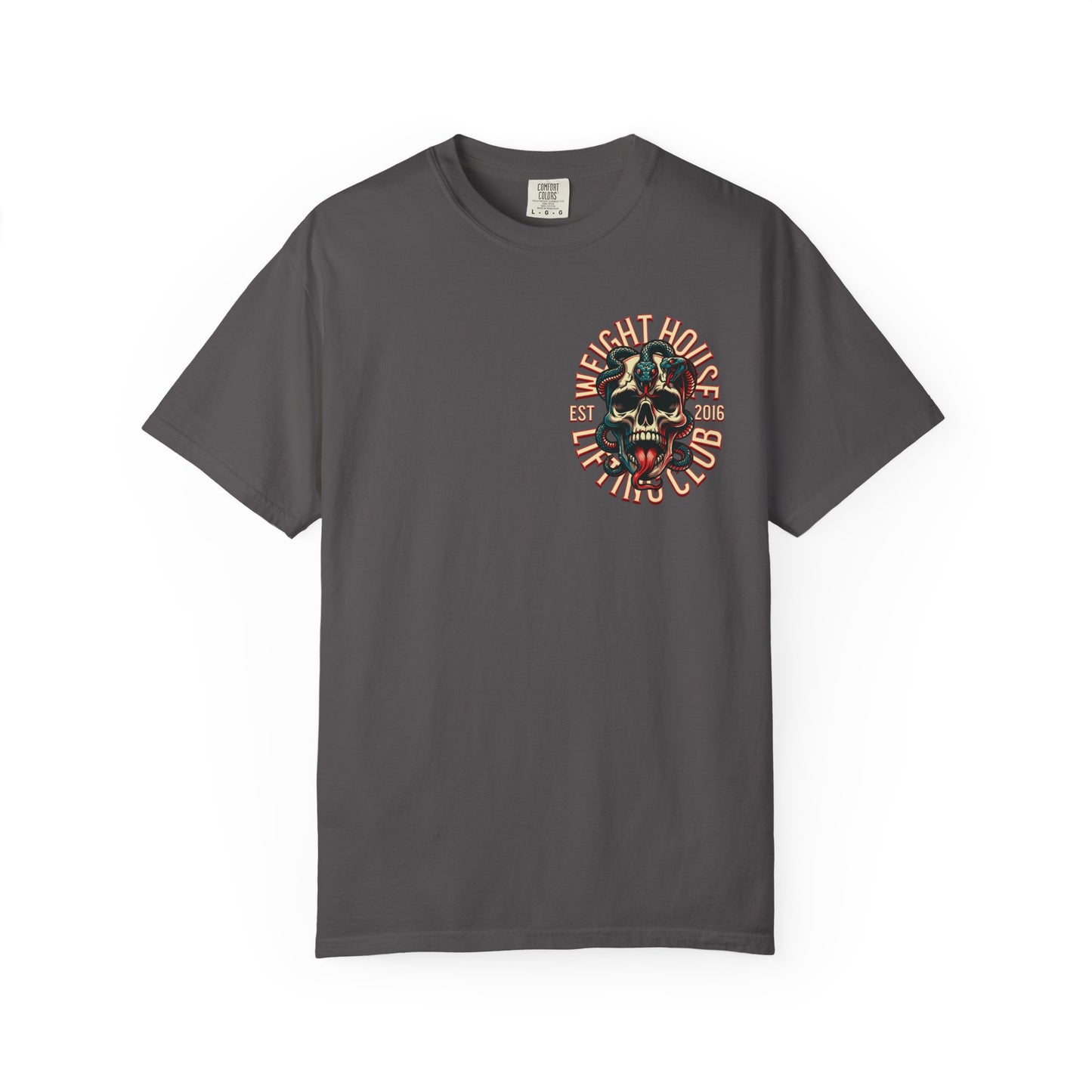 Weight House Lifting Club Tee – Tattoo Edition (Oversized Pump Cover)