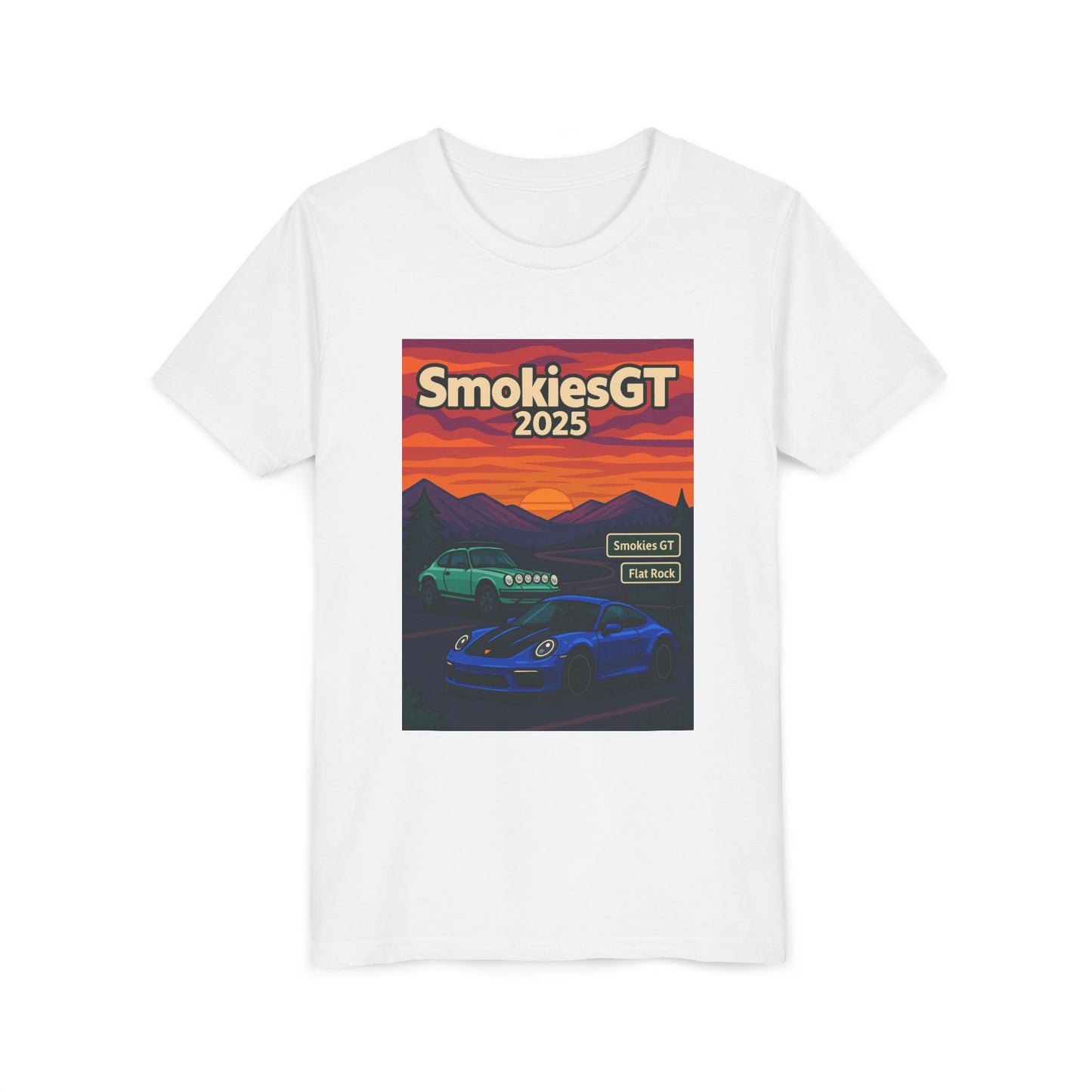 Youth Motorsports Tee - SmokiesGT 2025 Graphic Shirt