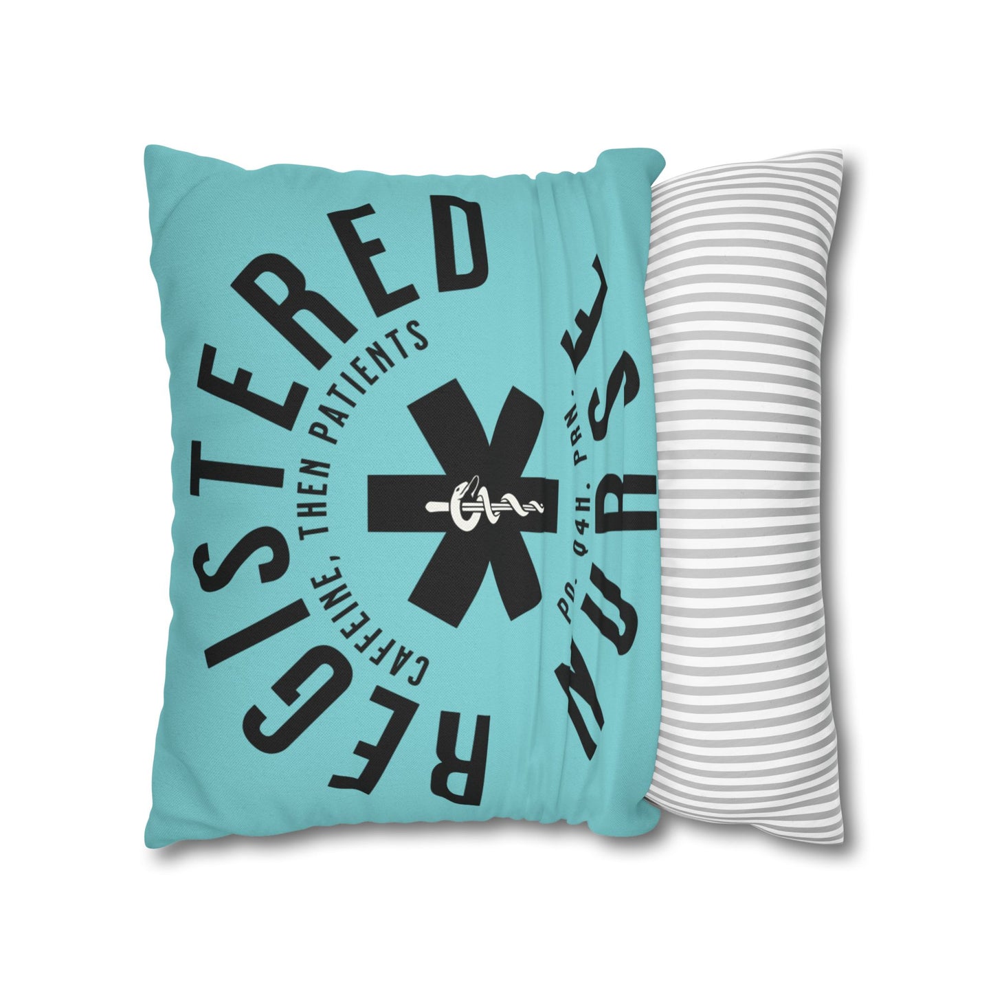 Funny Registered Nurse Throw Pillow Cover - Helping fund Nurse Graduation