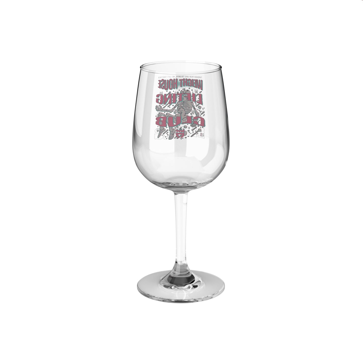 TWH Lifting Club Wine Glass, 12oz