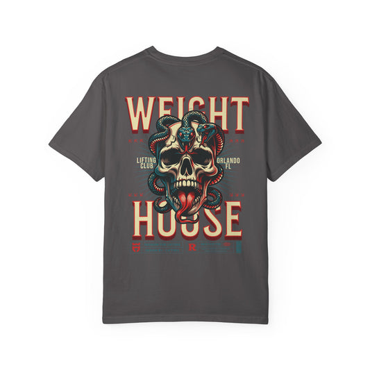 Weight House Lifting Club Tee – Tattoo Edition (Oversized Pump Cover)