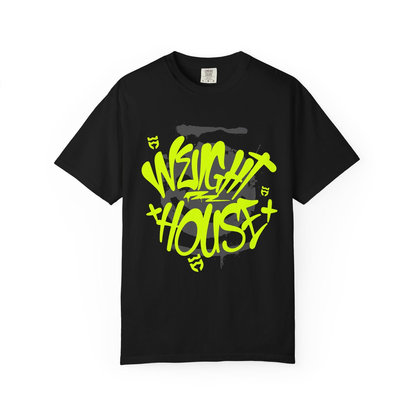 Wright House Graffiti Logo T‑Shirt — Neon Streetwear Tee