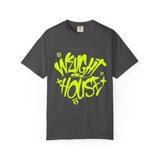 Wright House Graffiti Logo T‑Shirt — Neon Streetwear Tee