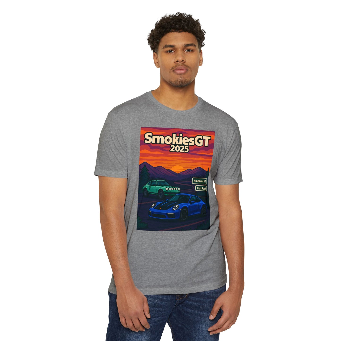 SmokiesGT 2025 Unisex CVC Jersey T-shirt - Car Enthusiast Apparel