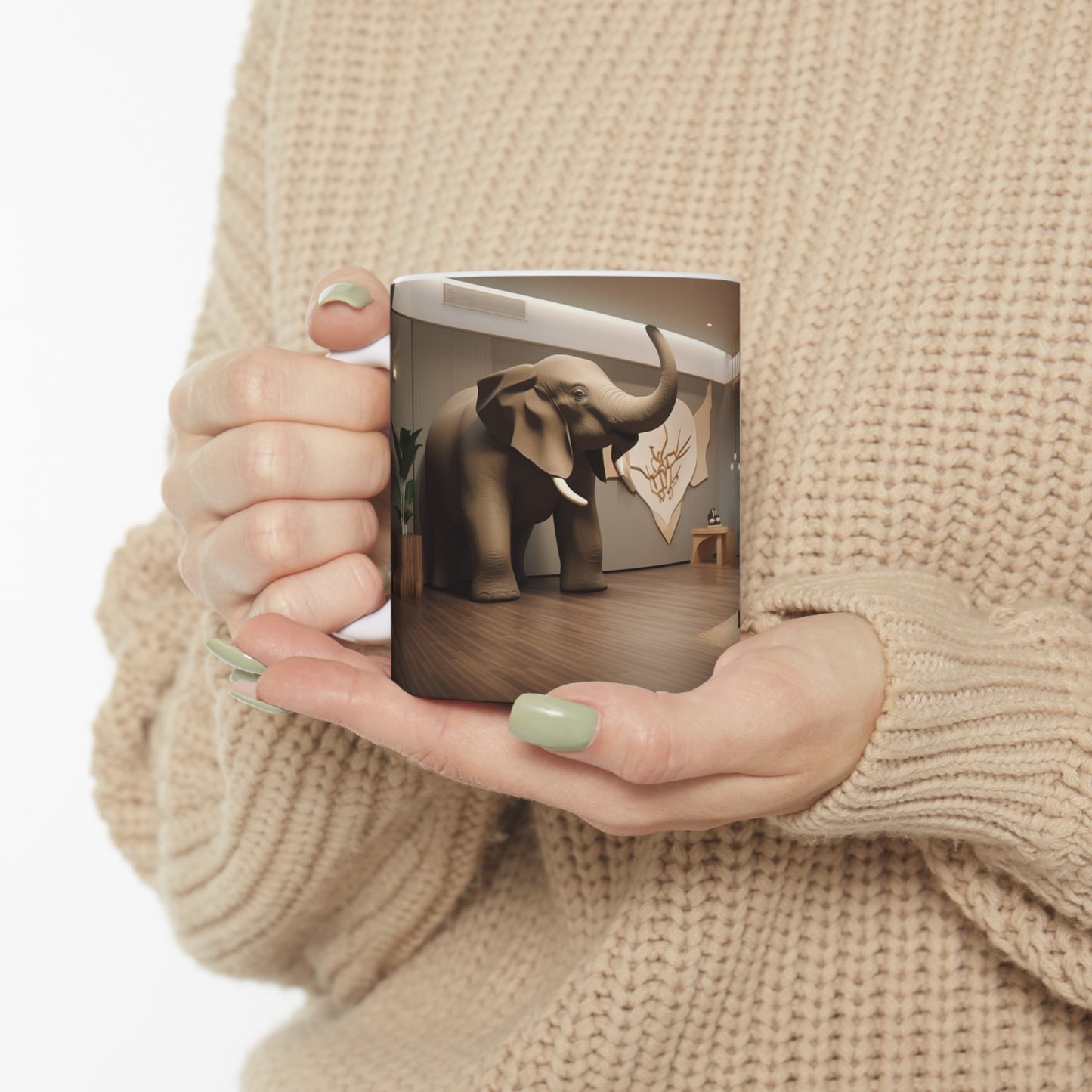 Yoga Elephant Mug