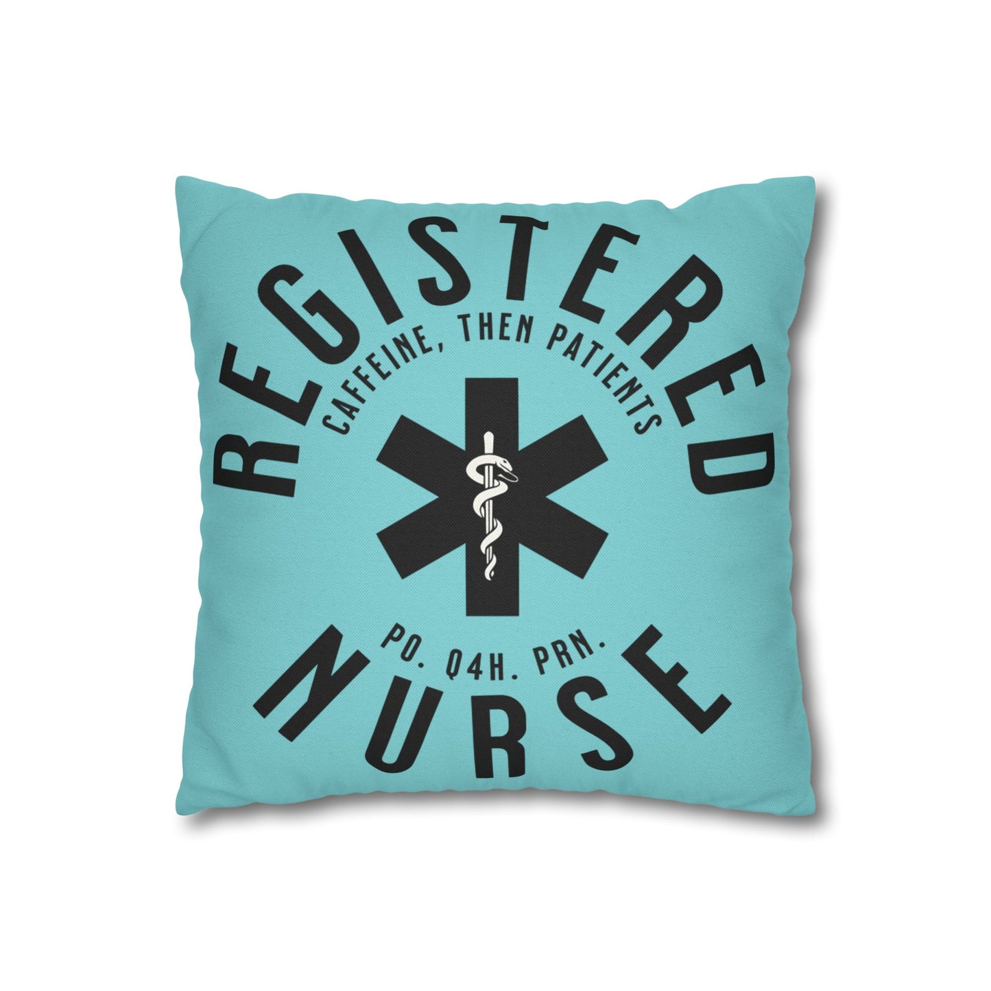 Funny Registered Nurse Throw Pillow Cover - Helping fund Nurse Graduation