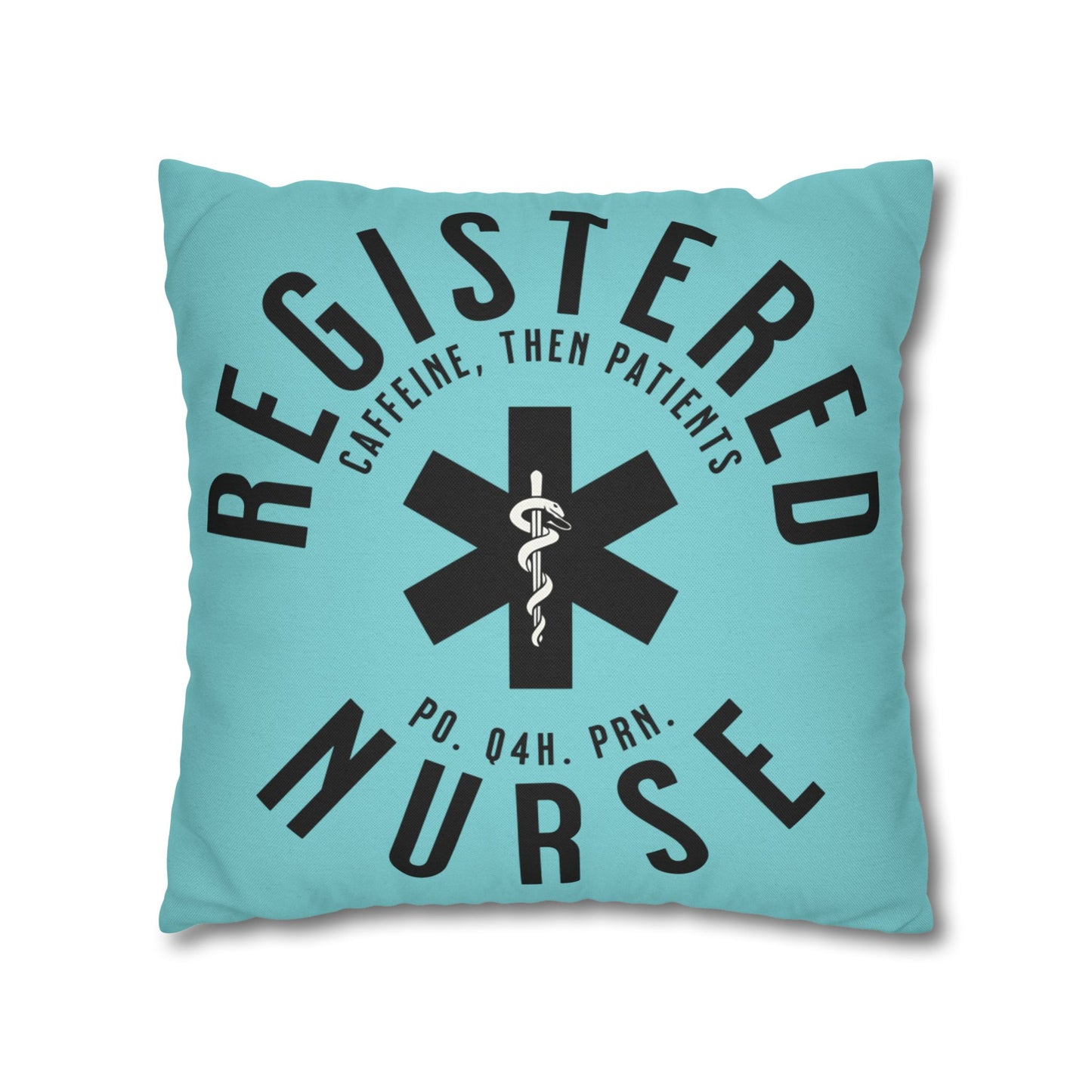 Funny Registered Nurse Throw Pillow Cover - Helping fund Nurse Graduation