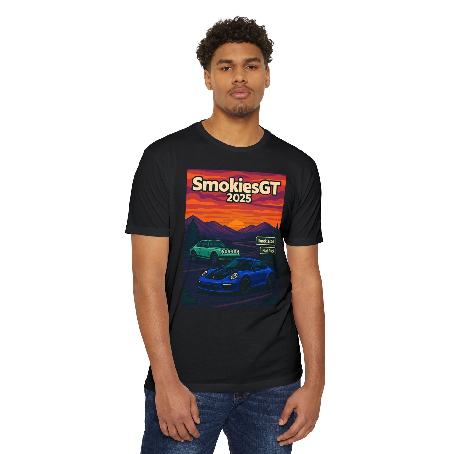 SmokiesGT 2025 Unisex CVC Jersey T-shirt - Car Enthusiast Apparel