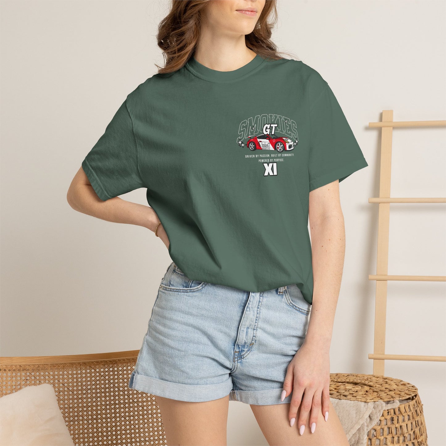 Smokies GT Car T‑Shirt — Vintage Racing Porsche Graphic Tee