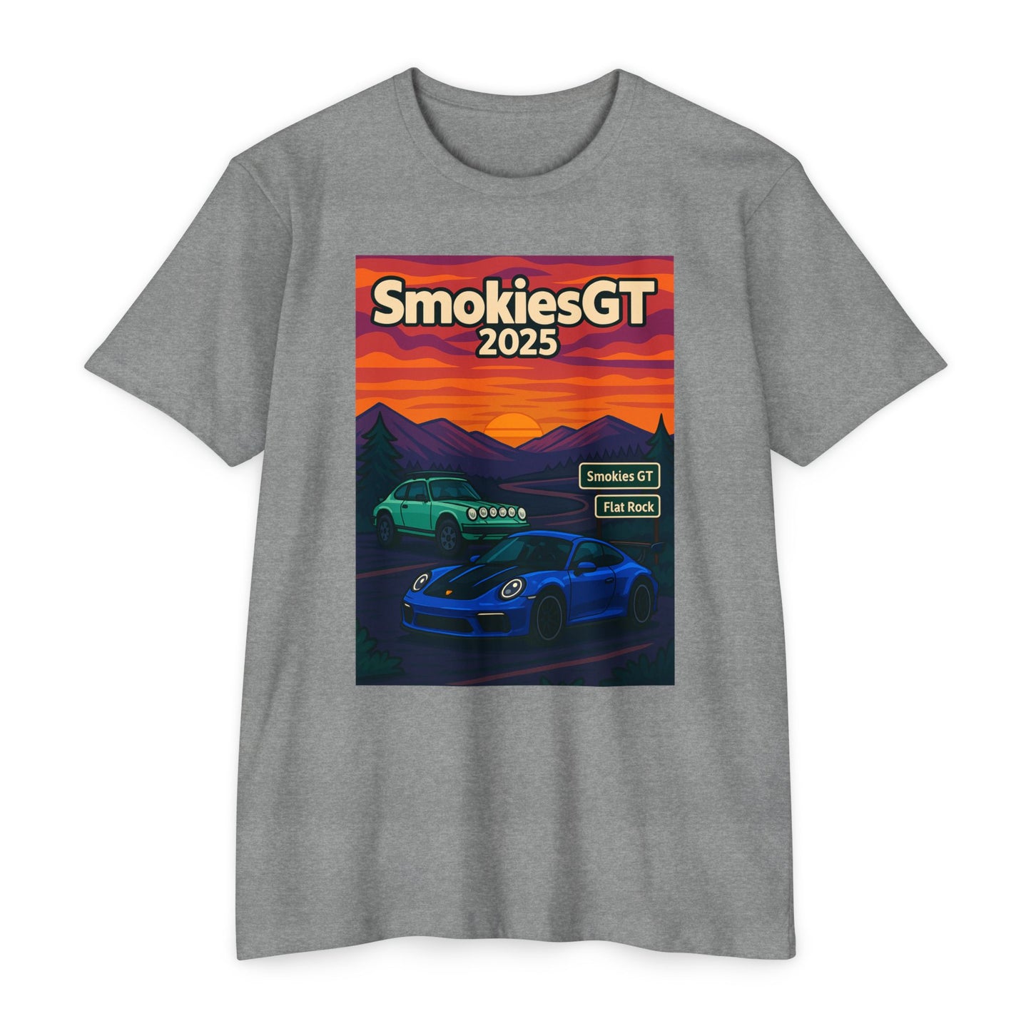 SmokiesGT 2025 Unisex CVC Jersey T-shirt - Car Enthusiast Apparel