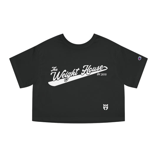 Baseball Style Weight House Cropped T-Shirt