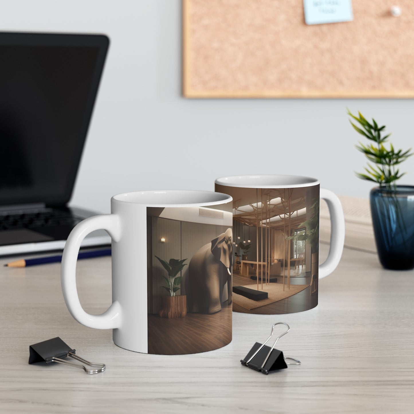 Yoga Elephant Mug