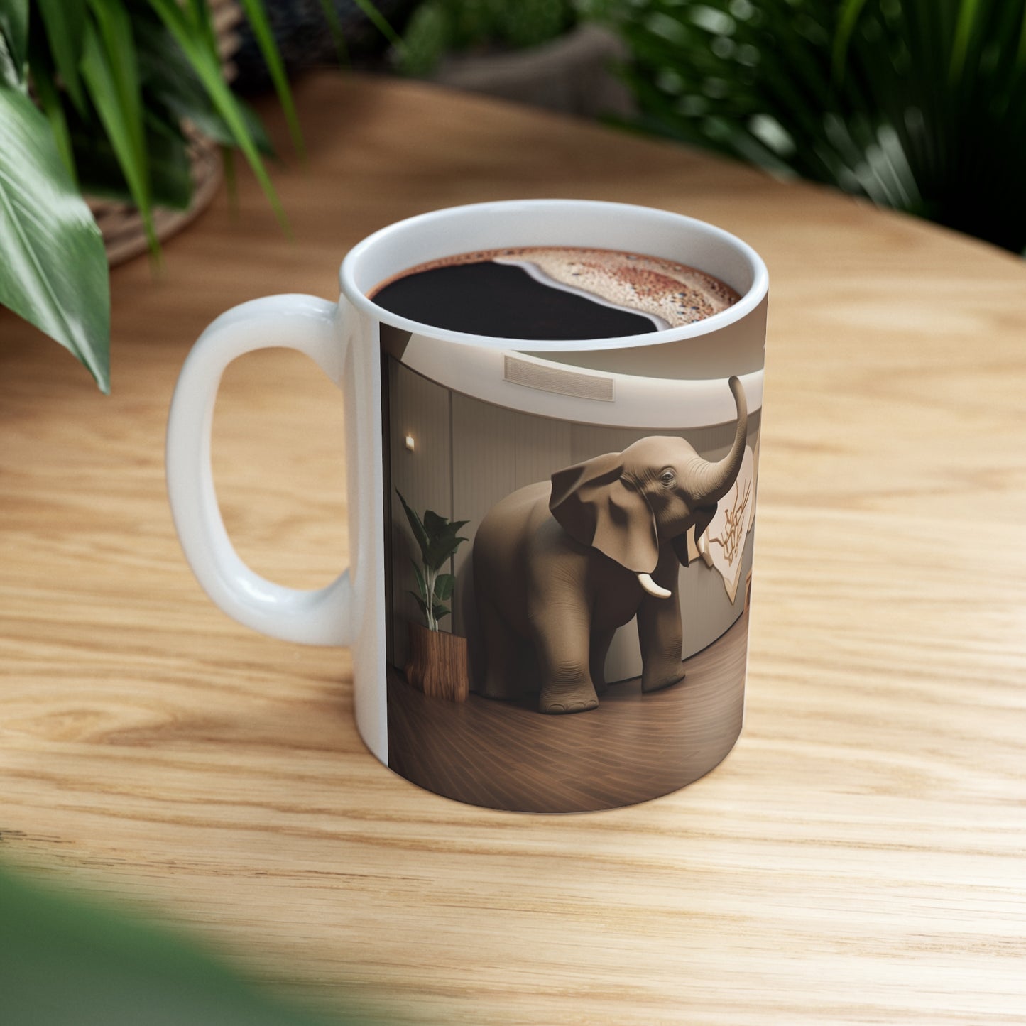 Yoga Elephant Mug